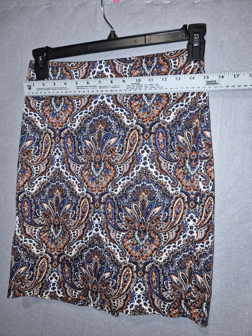 The Pencil Skirt J.Crew Paisley Pencil Size 0